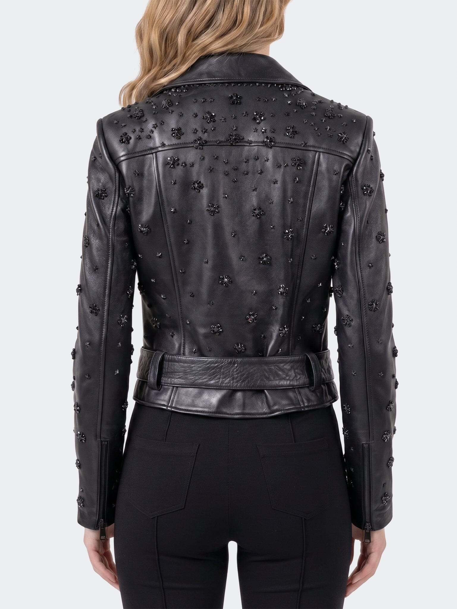 Women's Leather Superstar Black