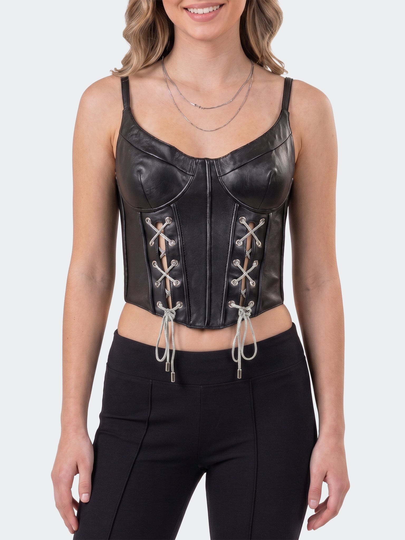 Women's Leather Resistance068 Black