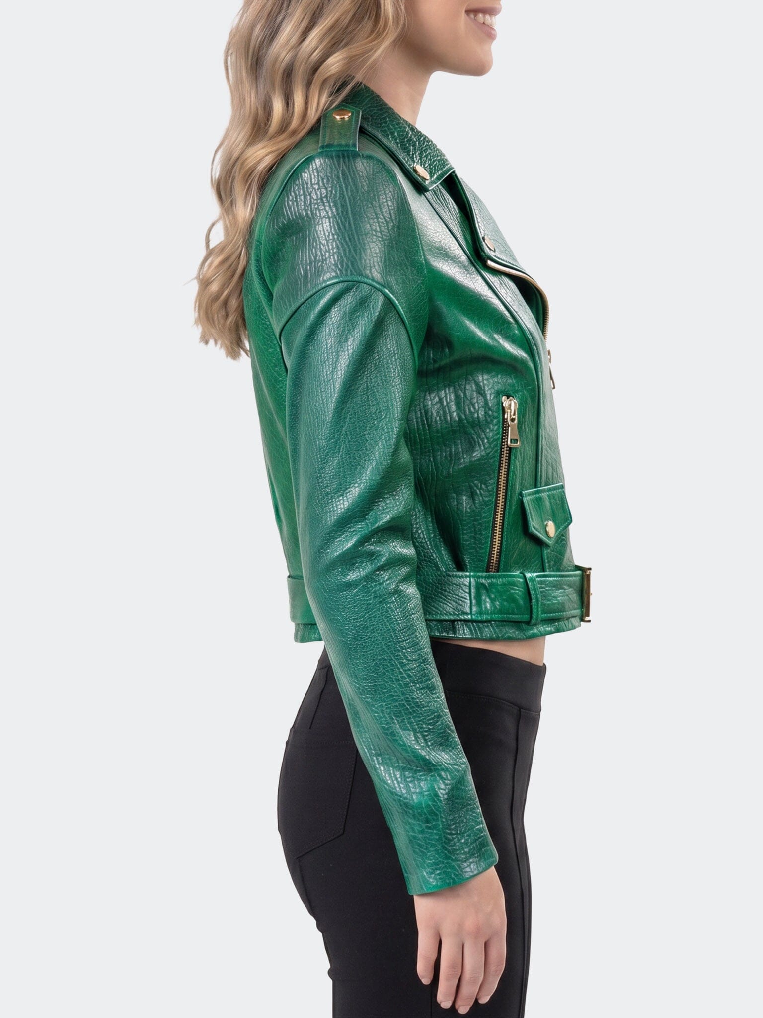 Women's Leather Ascension0004 Green