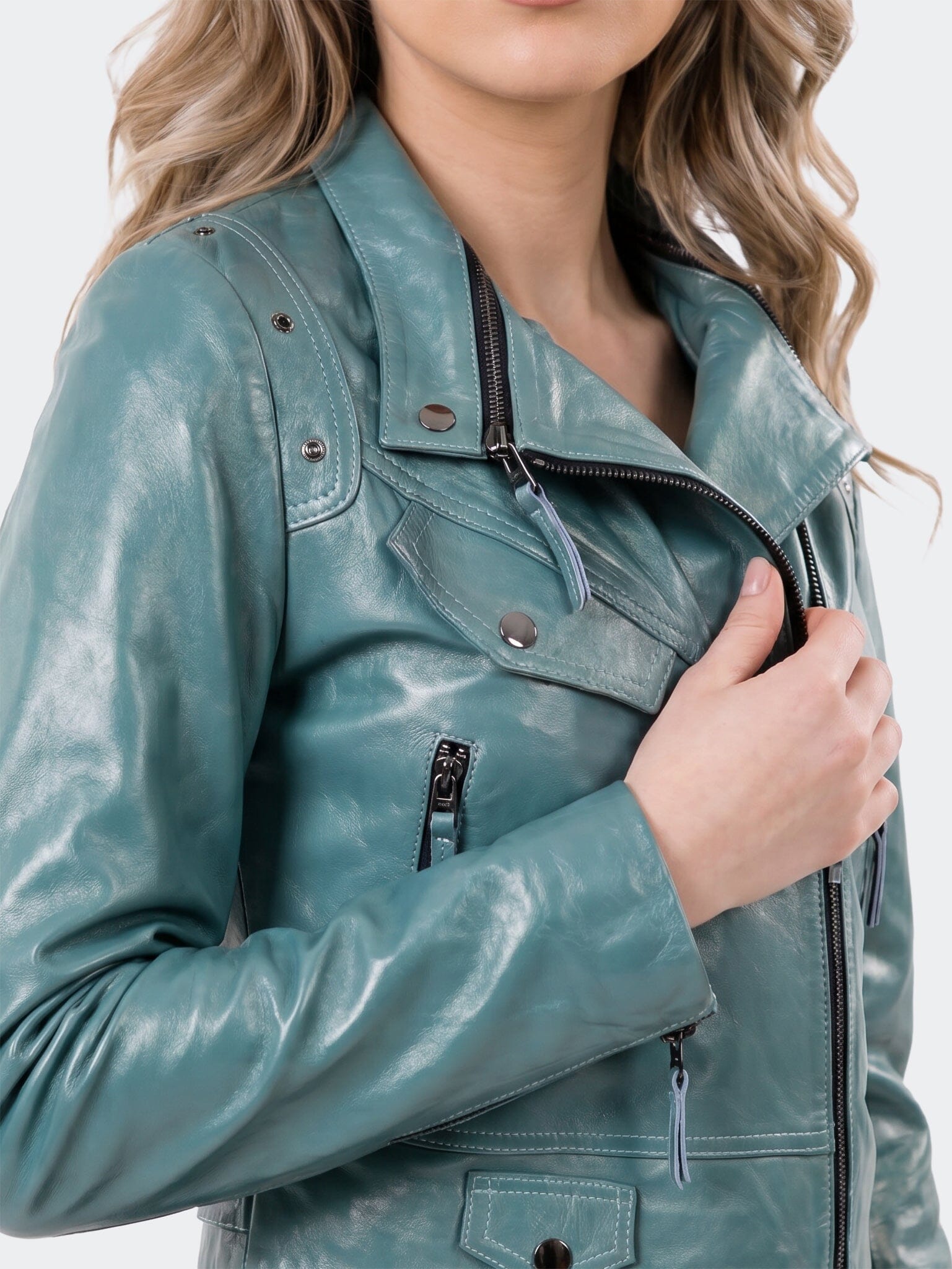 Women's Leather Ascension0023 Blue