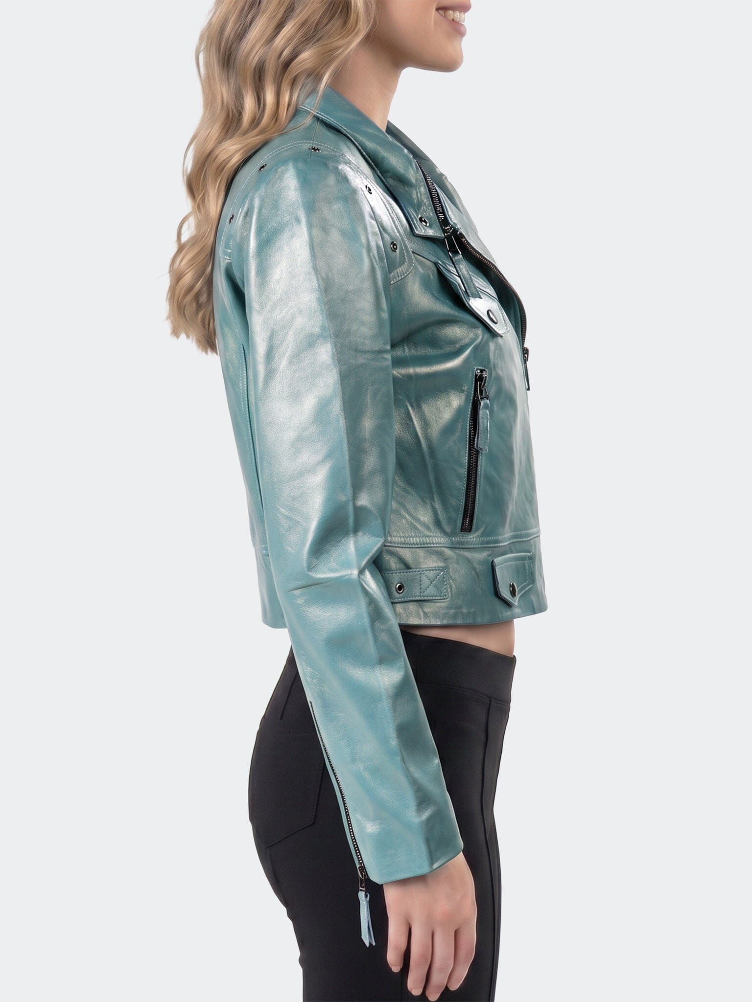 Women's Leather Ascension0023 Blue