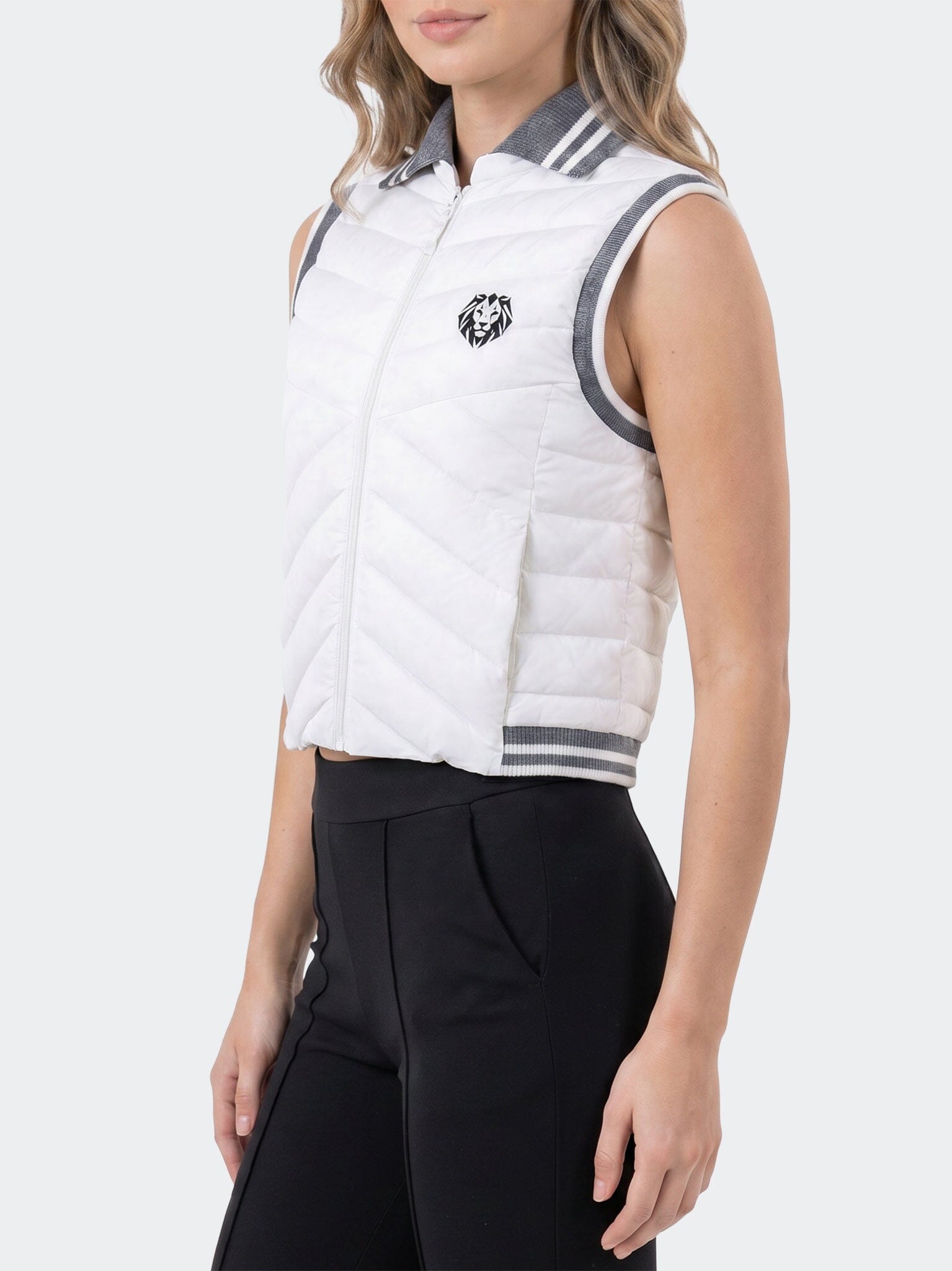 Women's Coat Vest Unknown 0034 White