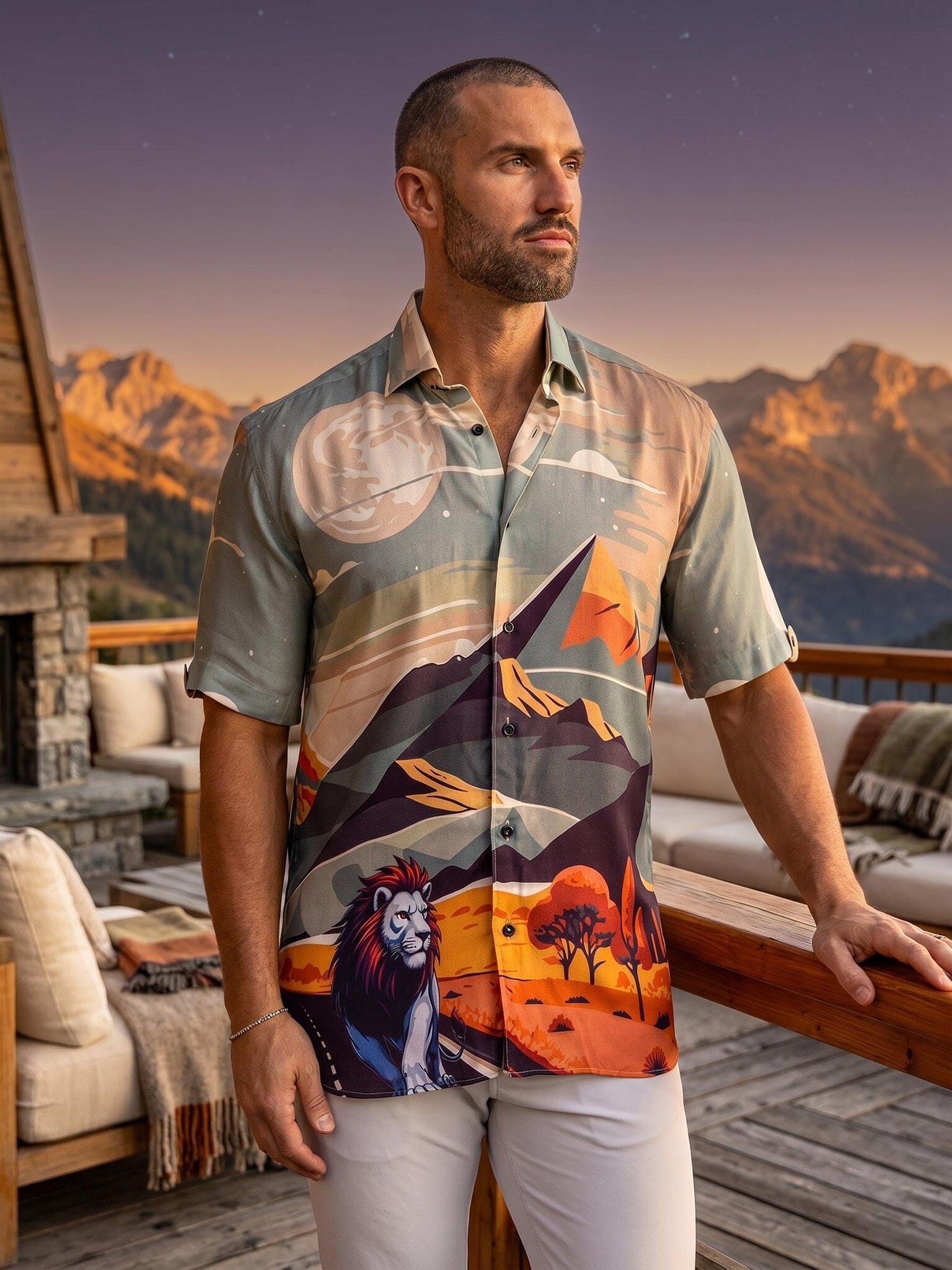Galileo Marthyr Brown Shirt