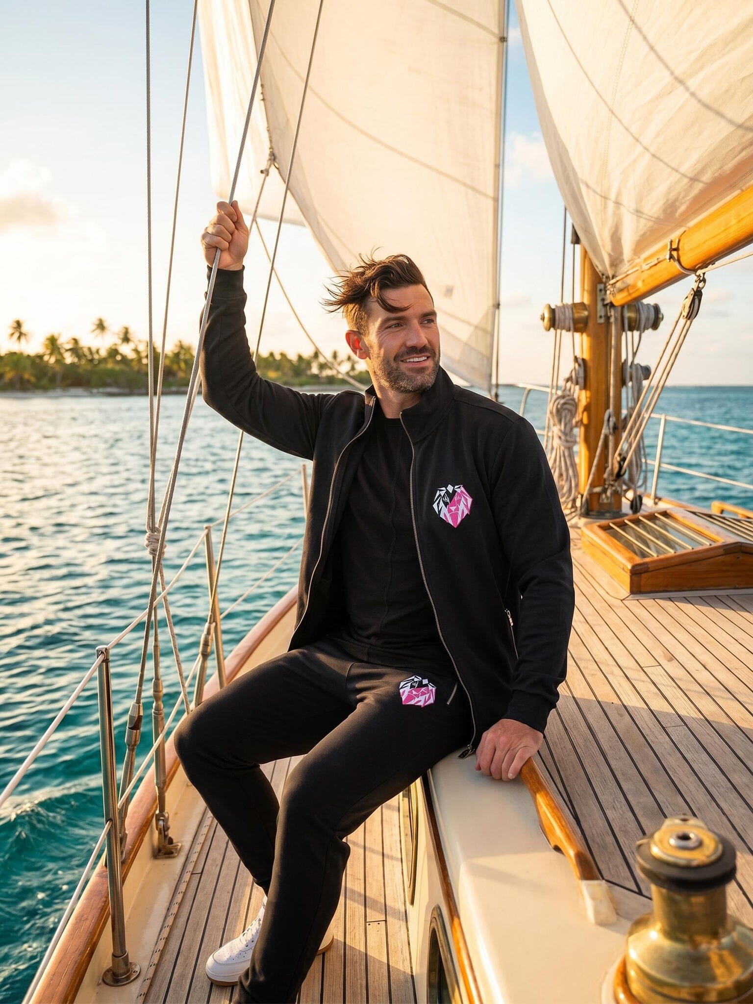 Ascension Zip Black Jacket