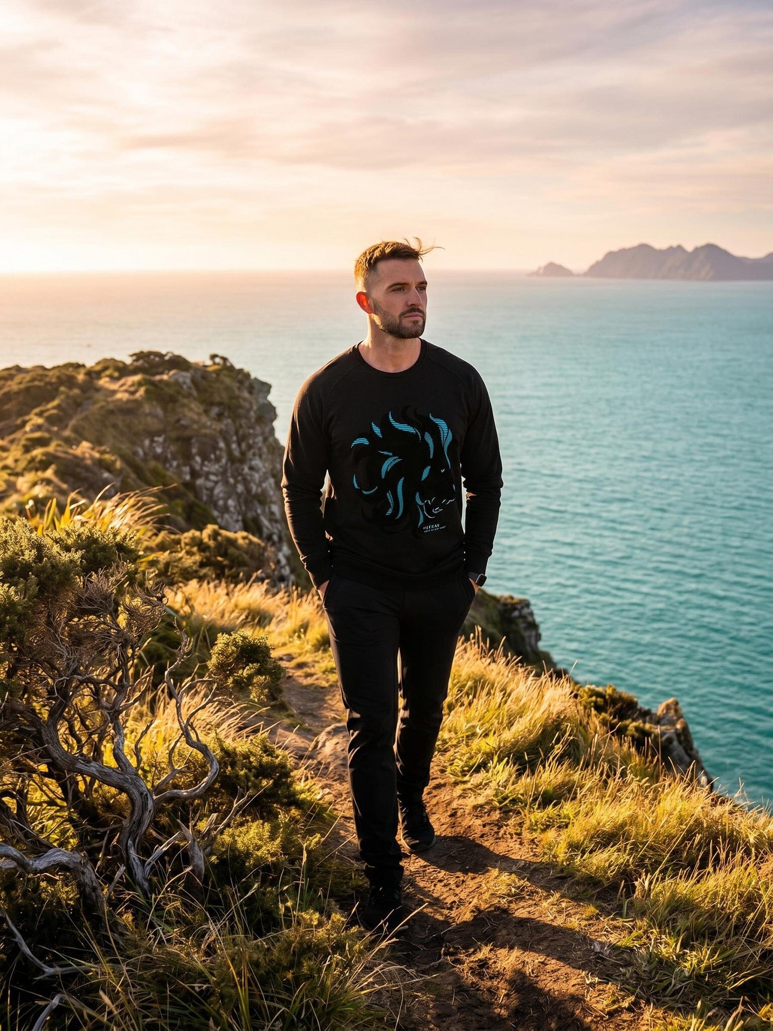 WakeUp Black Sweater