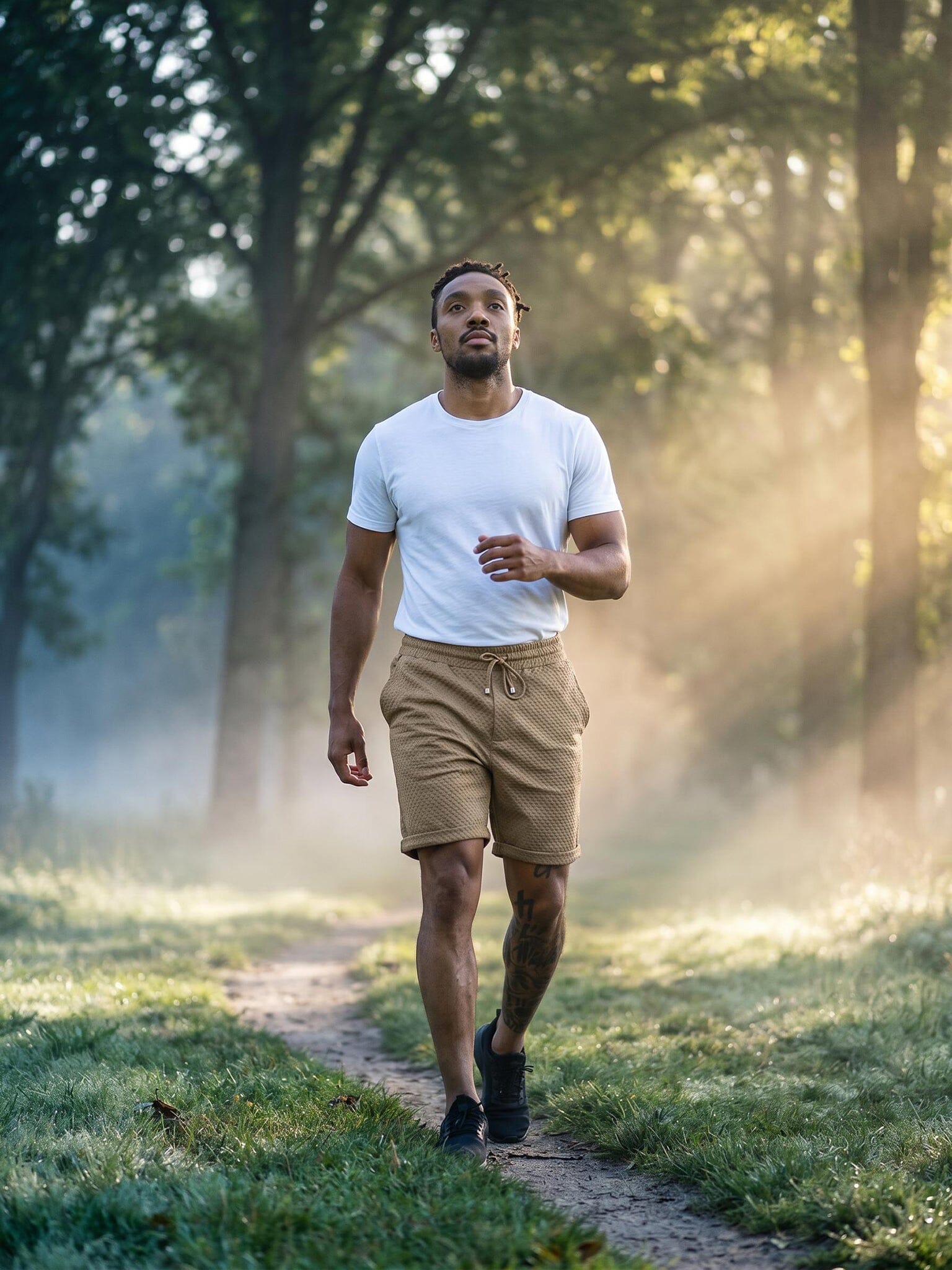 AthPine Brown Shorts