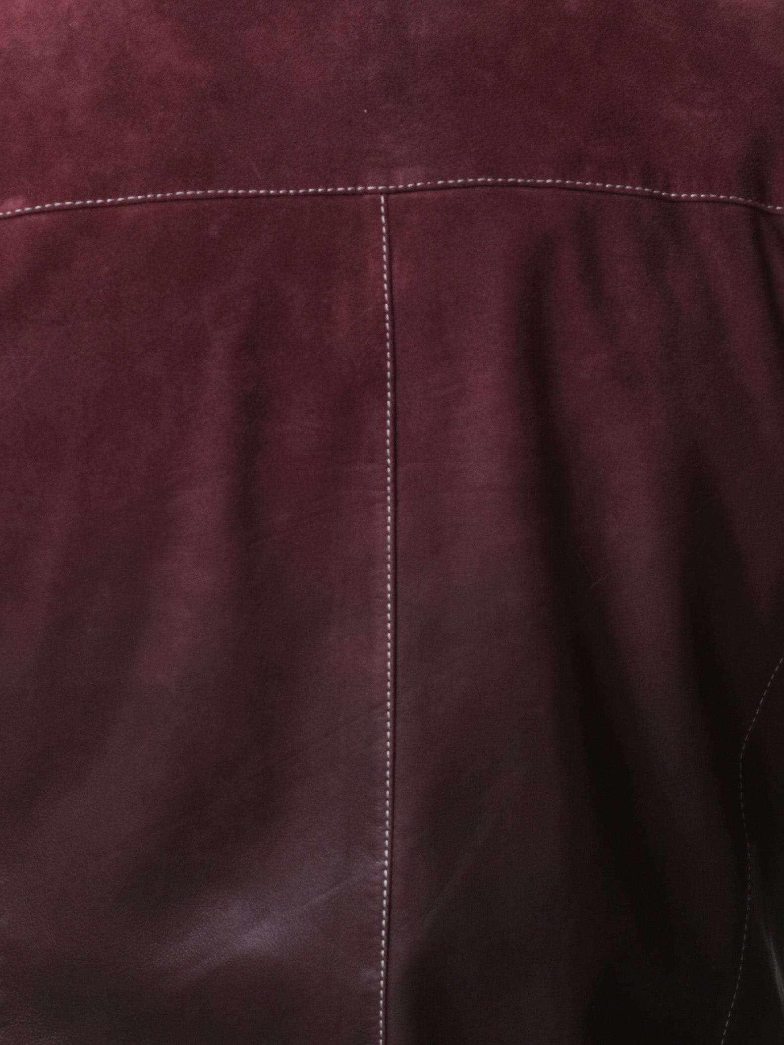 Perm Degrade Red Leather Jacket