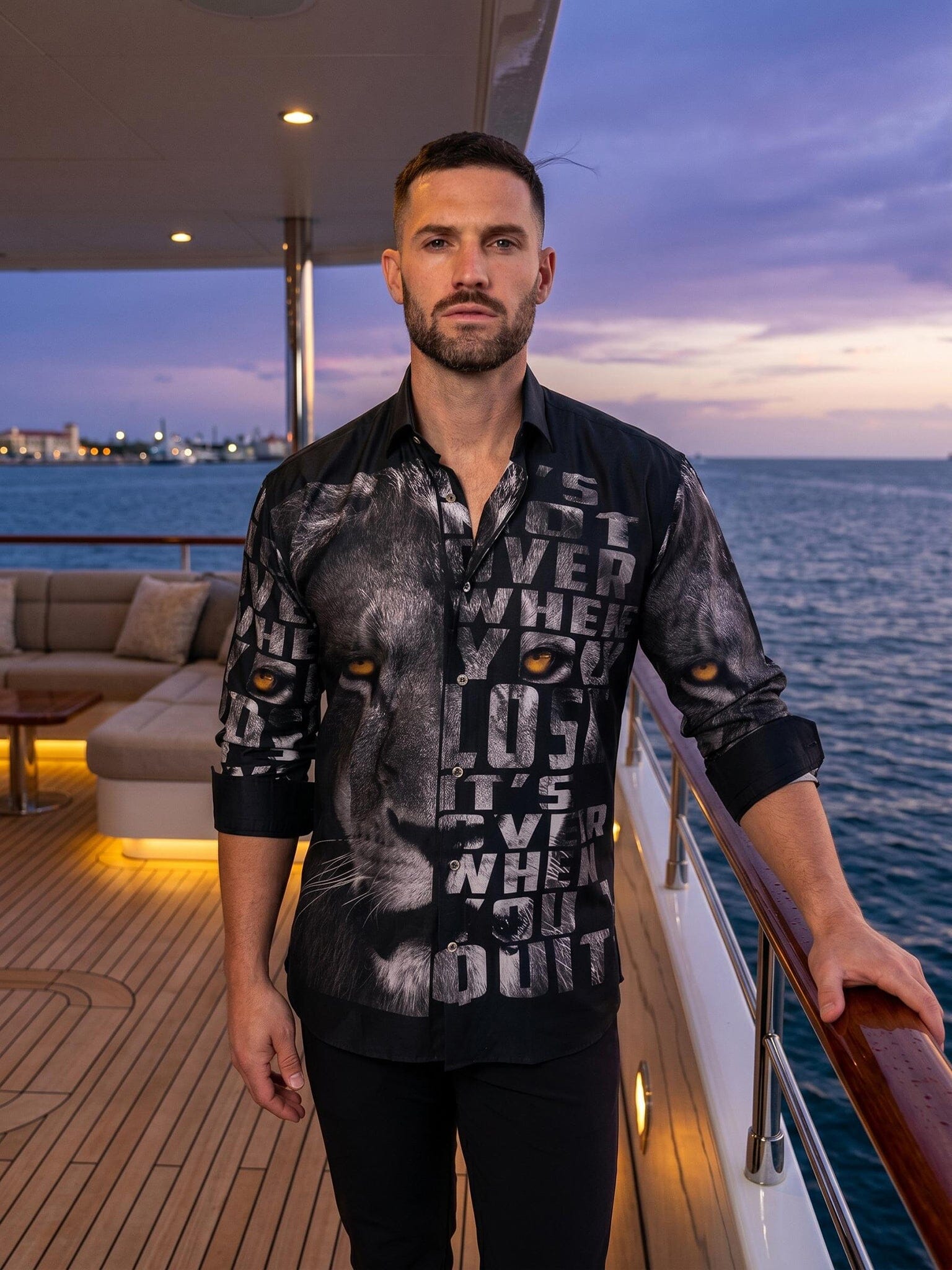 Fibonacci Mentality Black Shirt