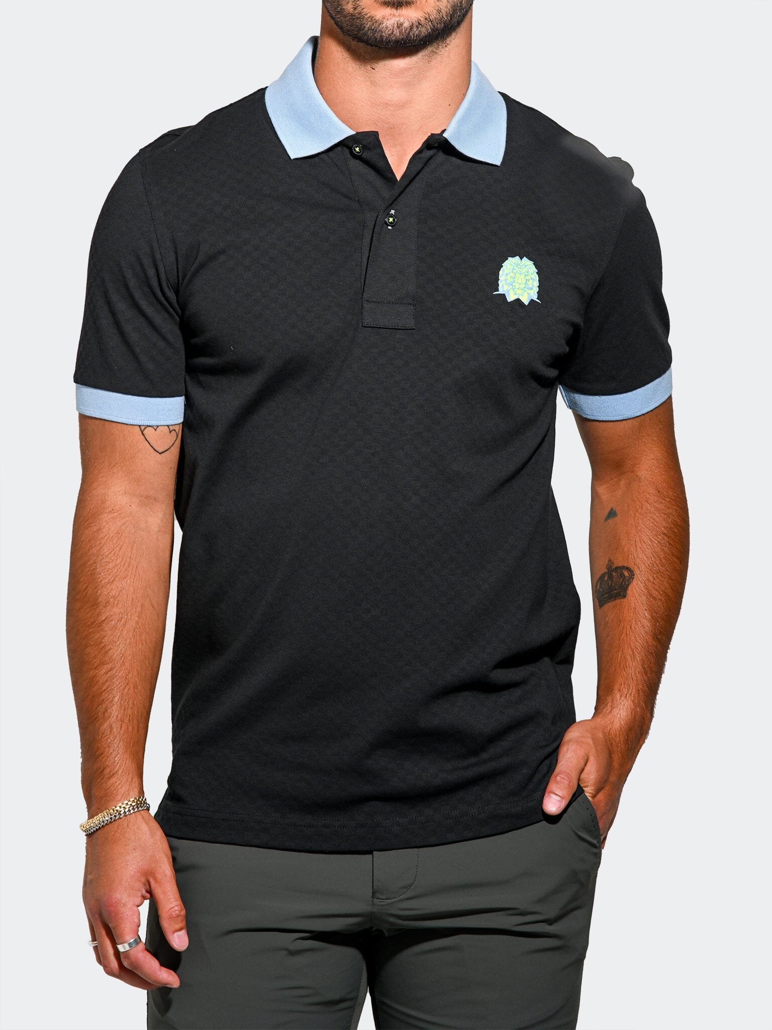 Mozart Square Tip Black Polo