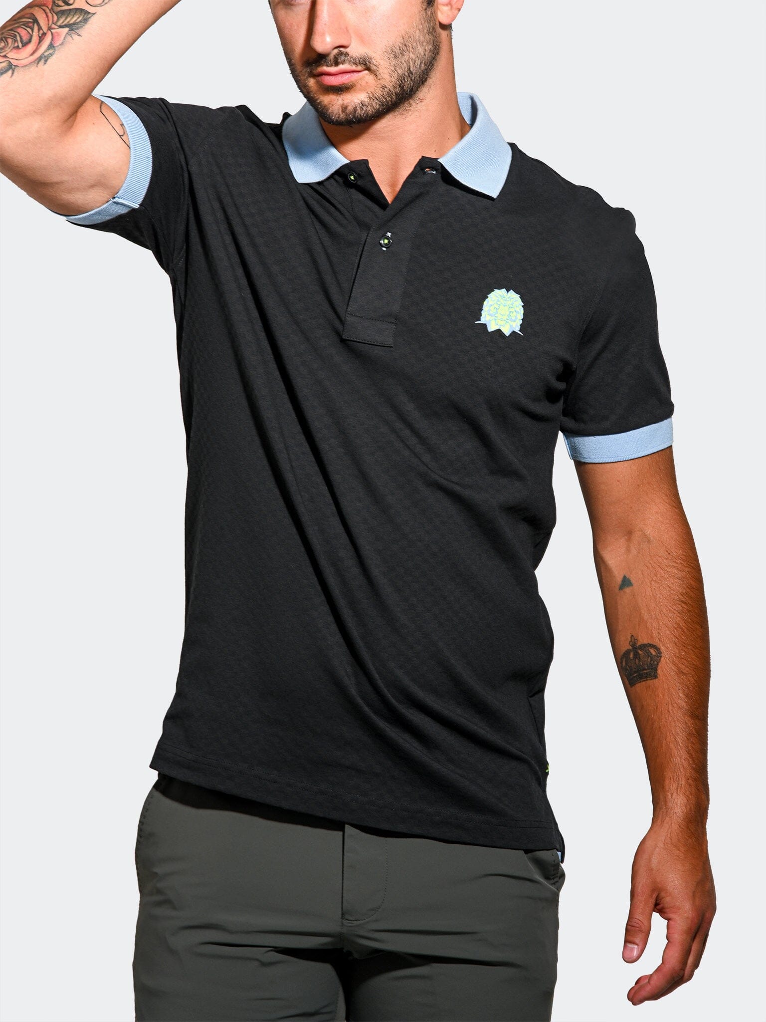 Mozart Square Tip Black Polo