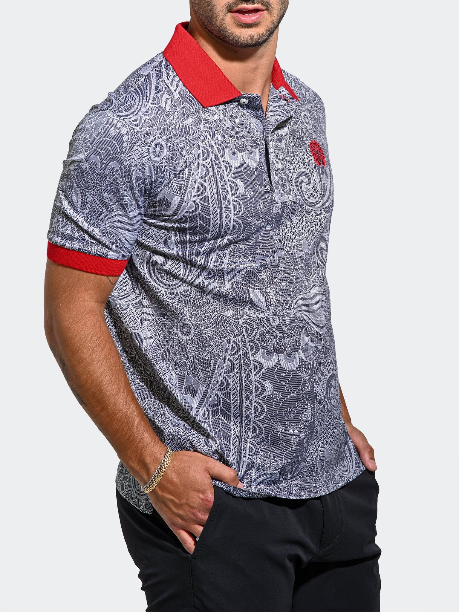 Mozart StaticTip Grey Polo