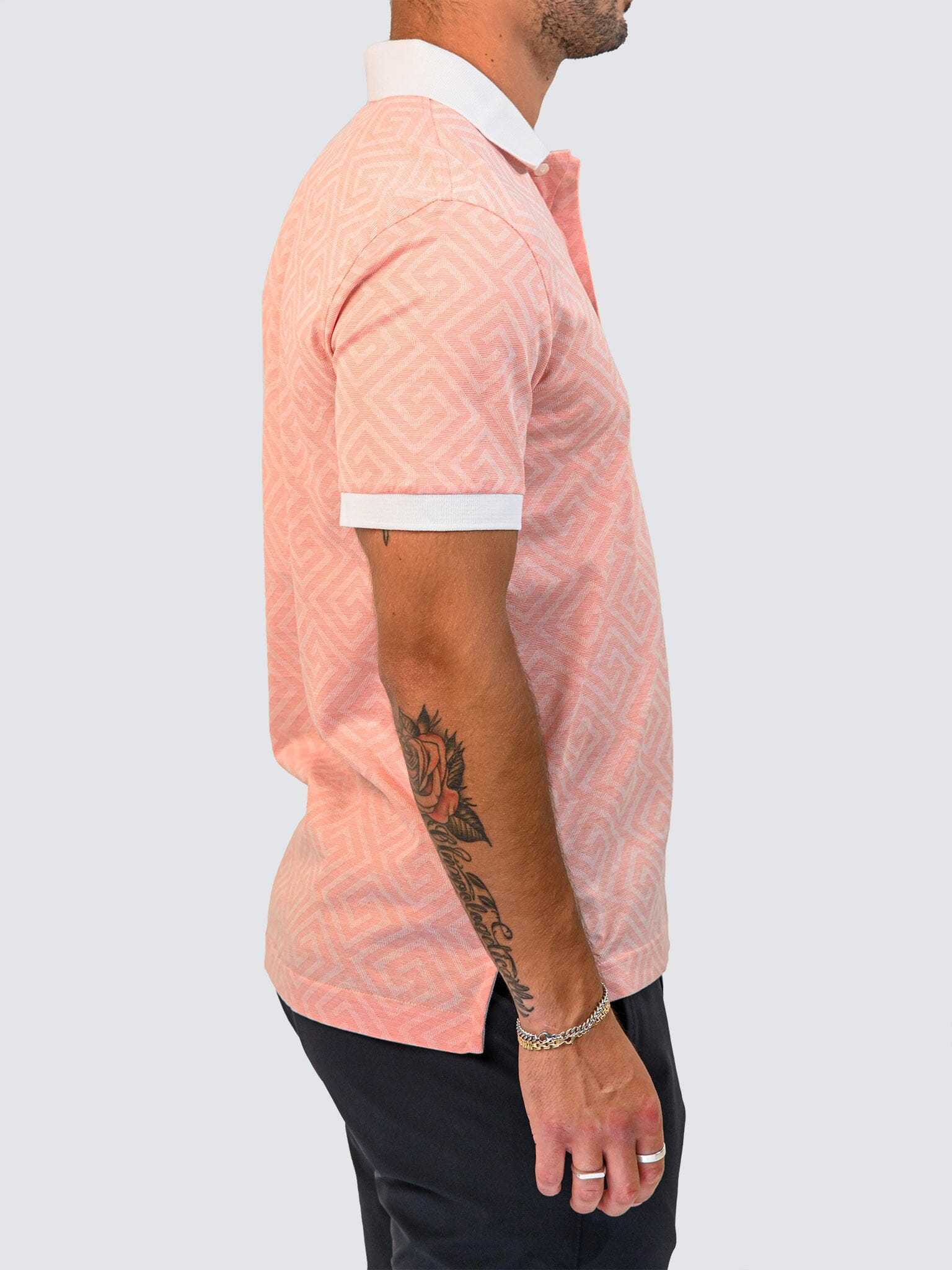 Mozart Diagonal Peach Polo