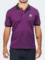 Polo MozartSpeckTip Burgundy View-1