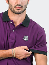 Polo MozartSpeckTip Burgundy View-2