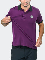 Polo MozartSpeckTip Burgundy View-4