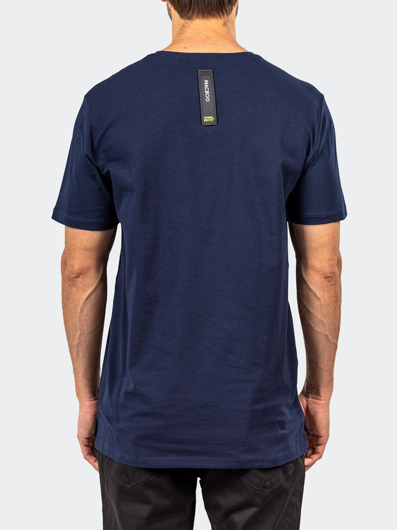 Tee WakeUpFight NavyBlue