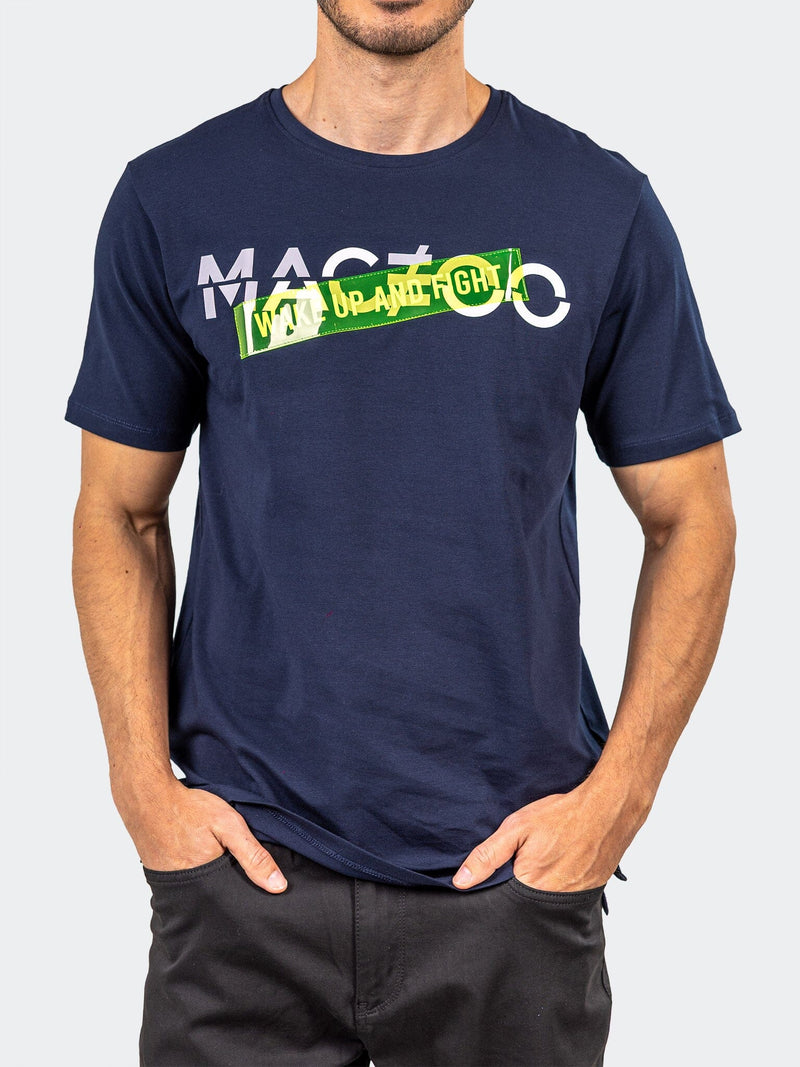 Tee WakeUpFight NavyBlue