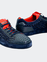 Shoe CasualSpiked Navy View-8