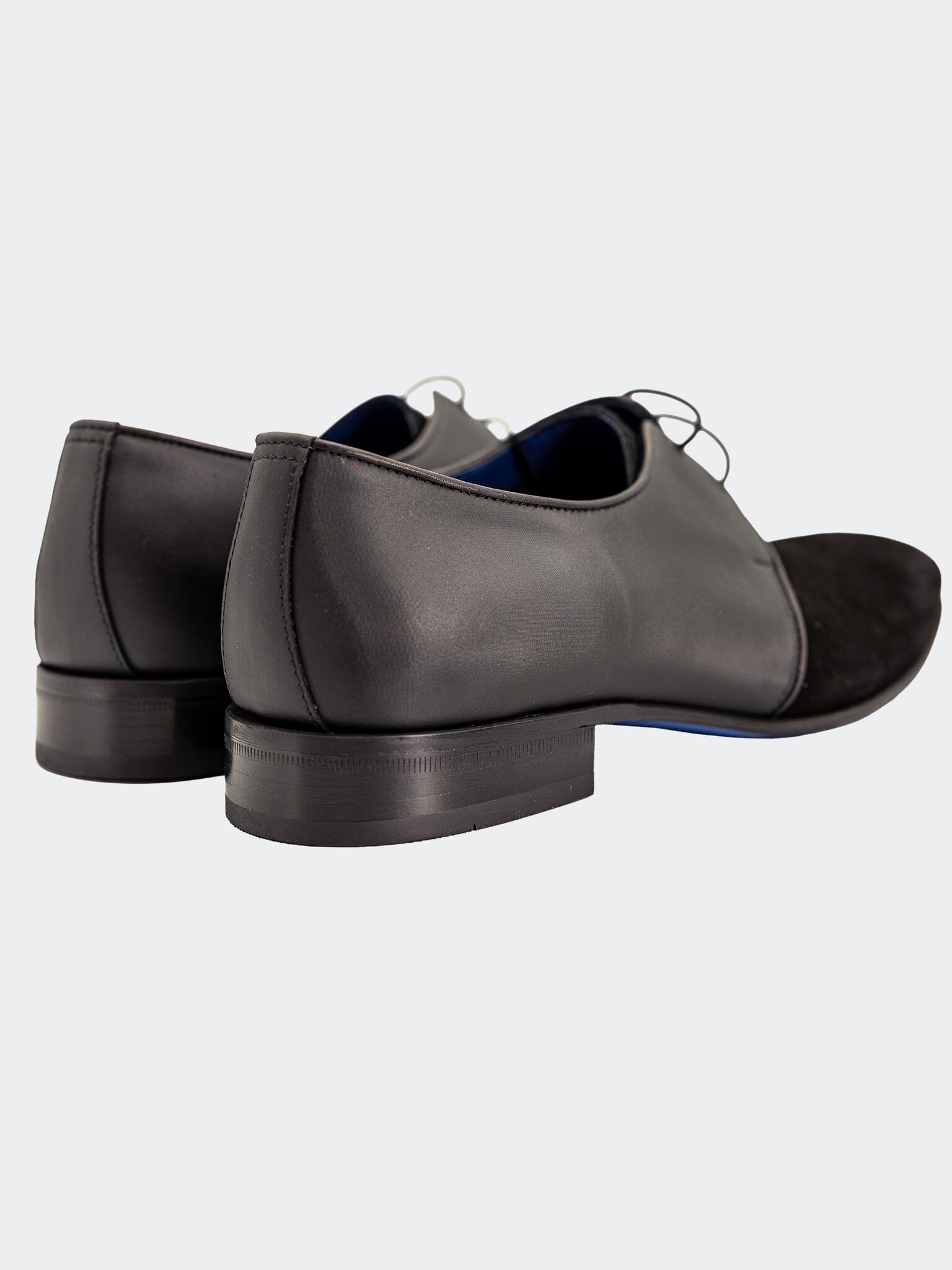 Refined Black Derby Dress Shoes
