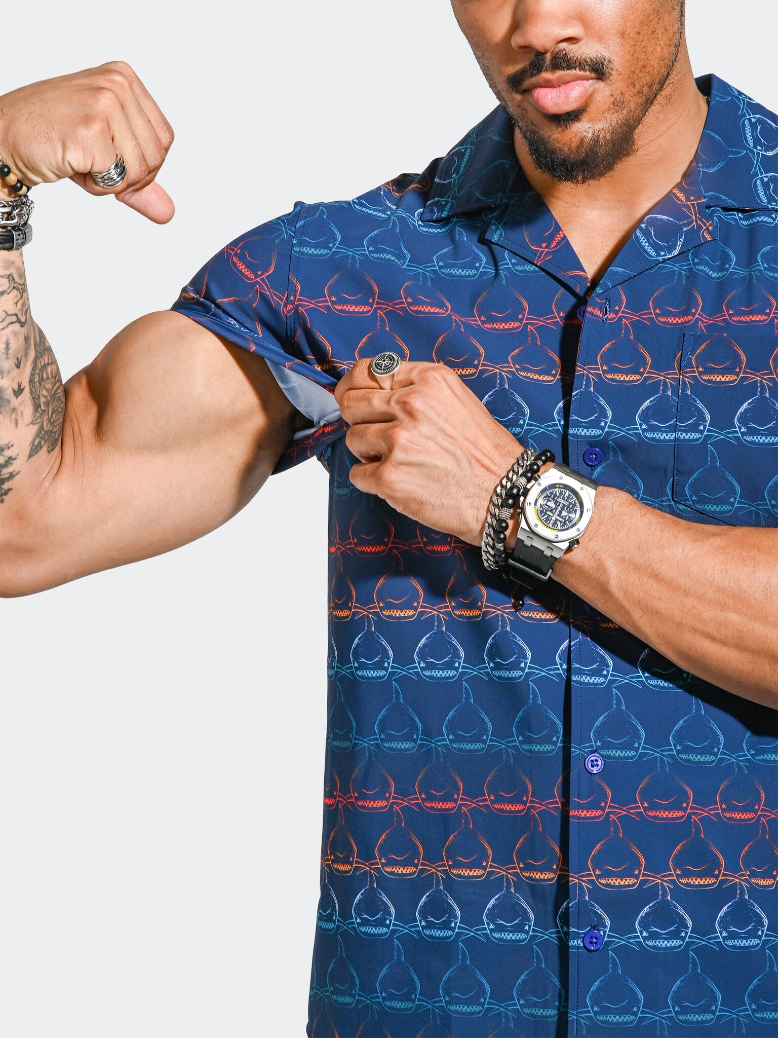 Shirt BeachSharkWave Blue