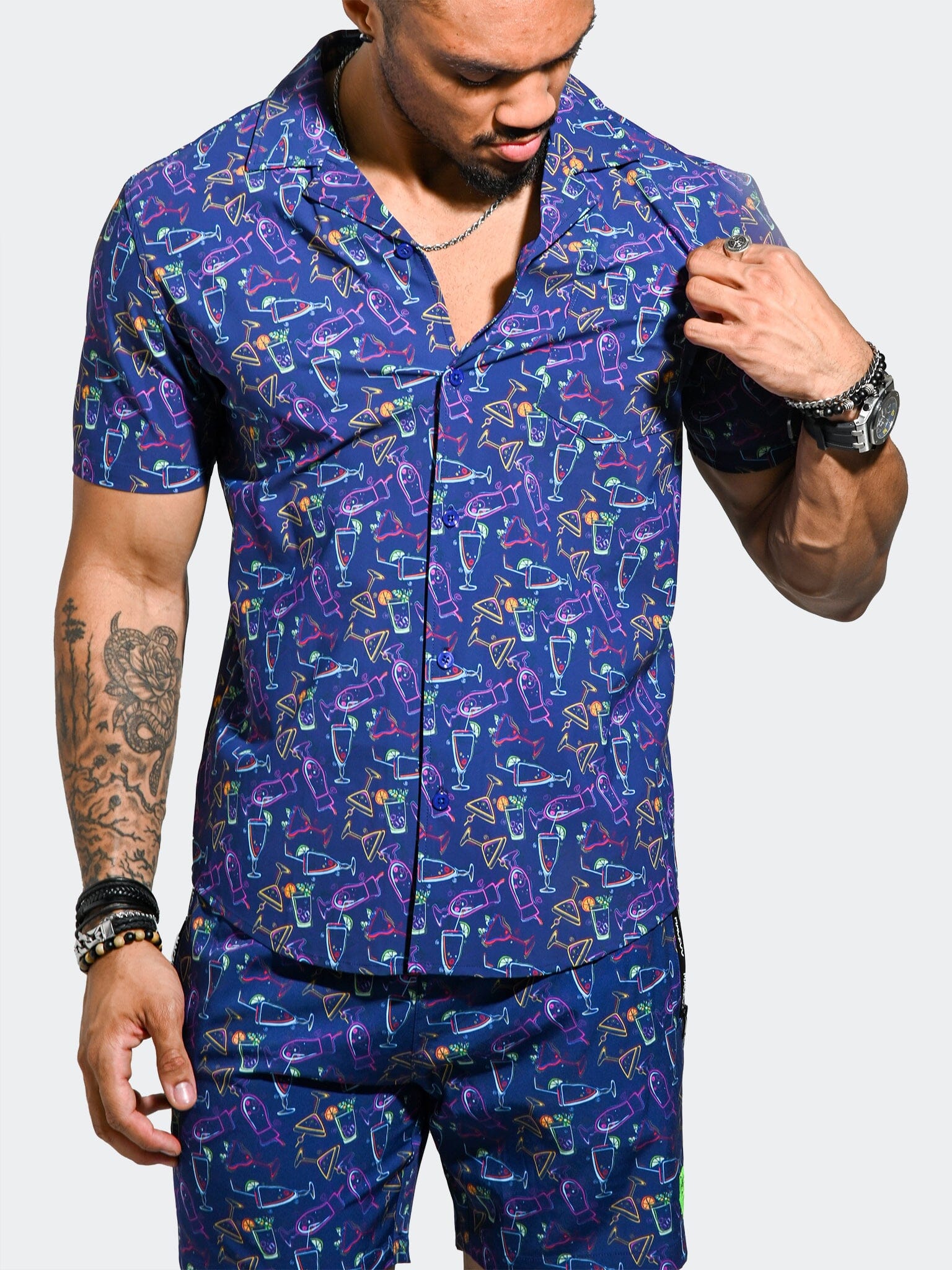 Shirt BeachCocktail Blue