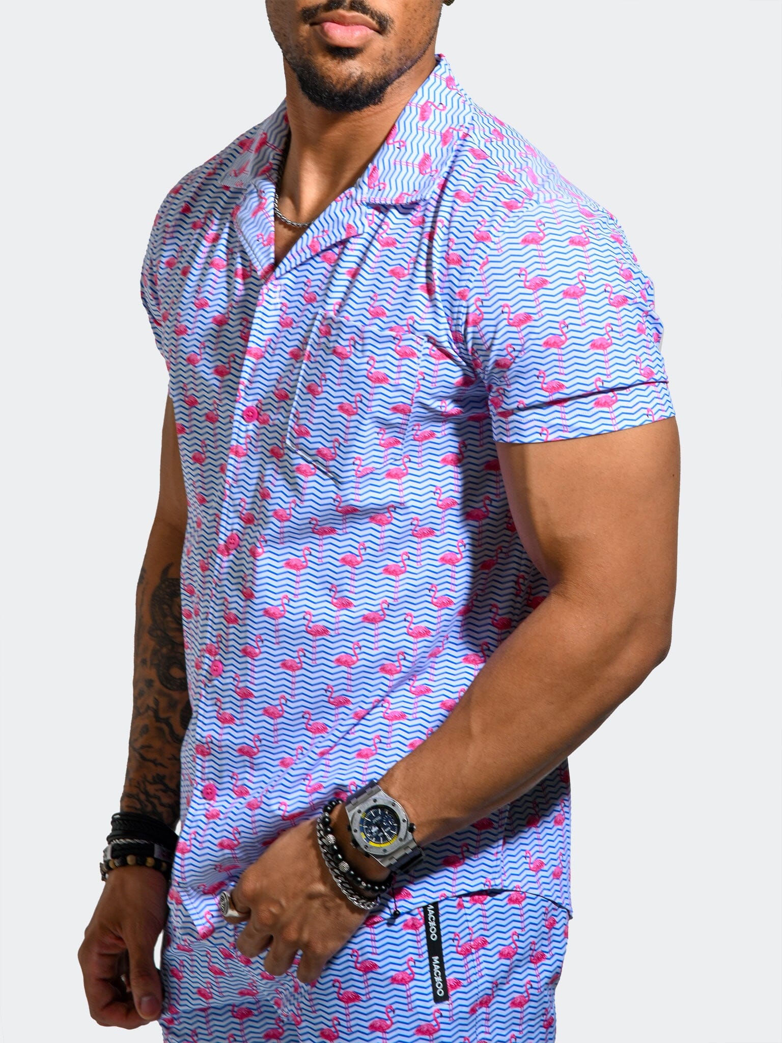 Shirt BeachFlamingo Blue