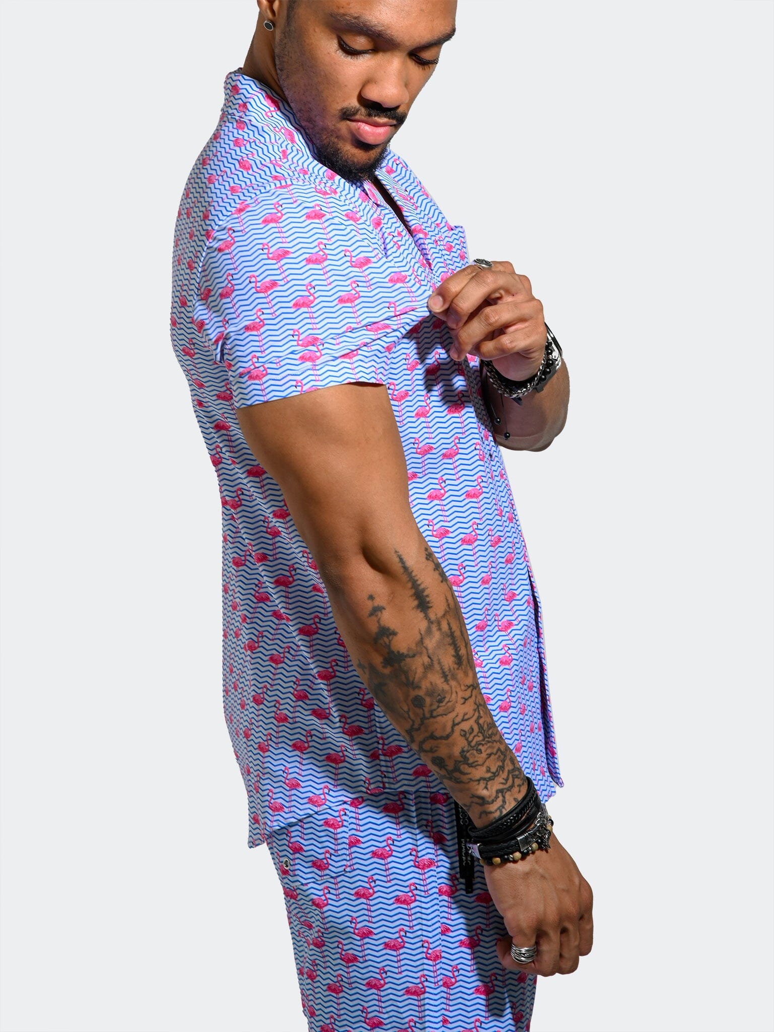 Shirt BeachFlamingo Blue