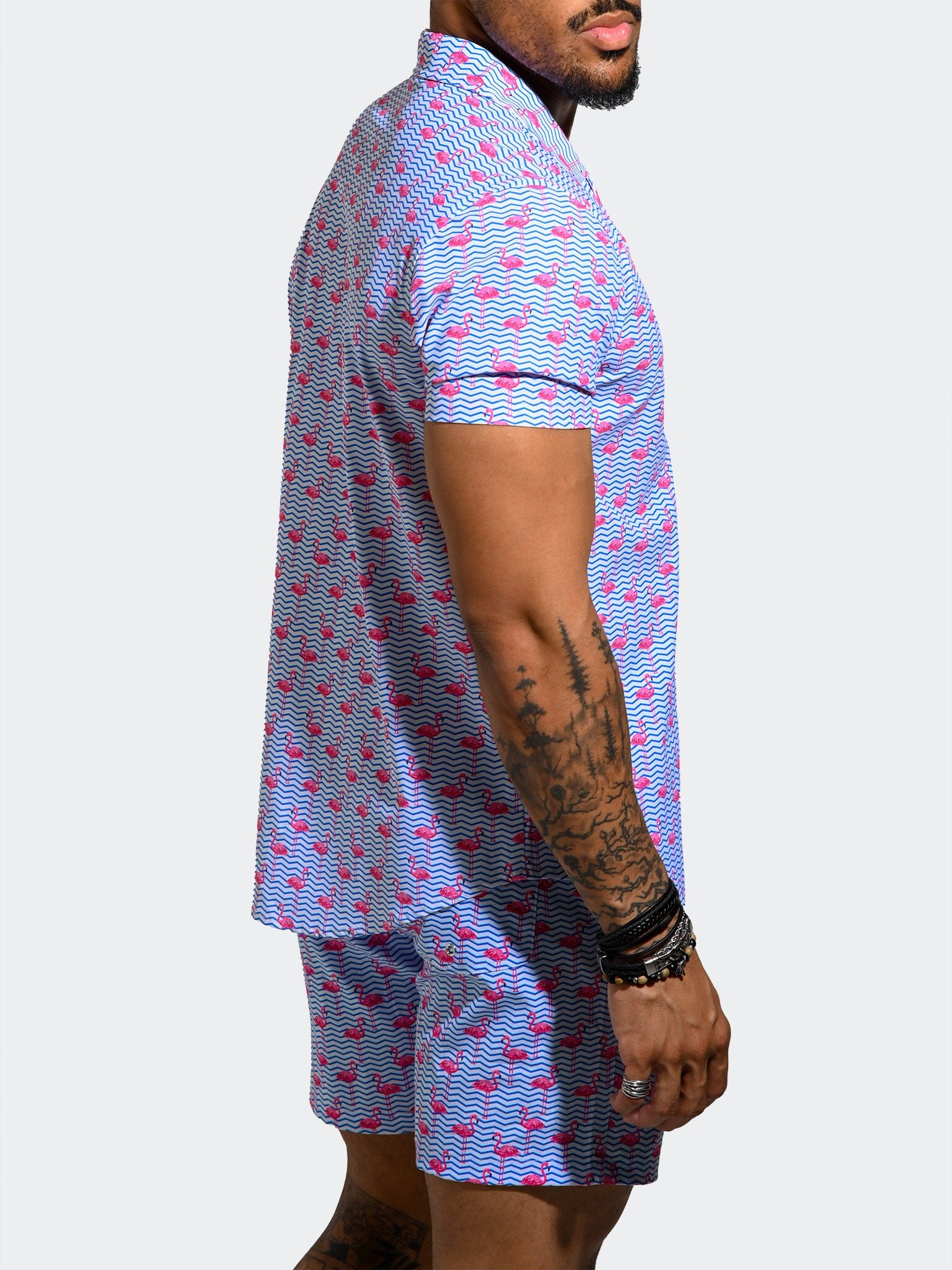 Shirt BeachFlamingo Blue