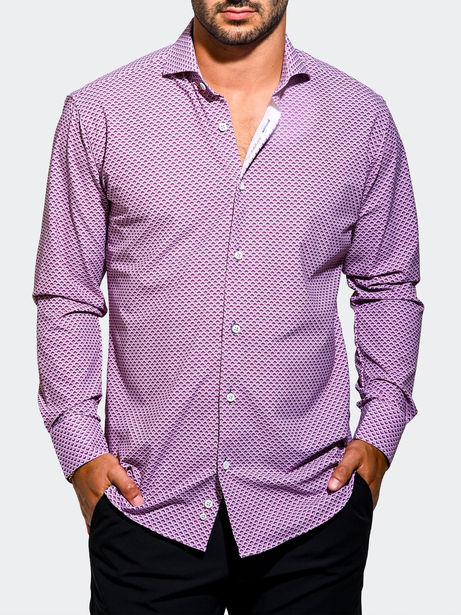 Resistance Purple Dress Shirt