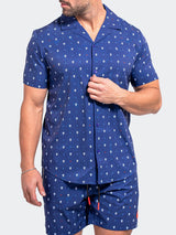 Shirt BeachSkull Blue View-2