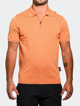 Polo ZipSavanna Orange View-1