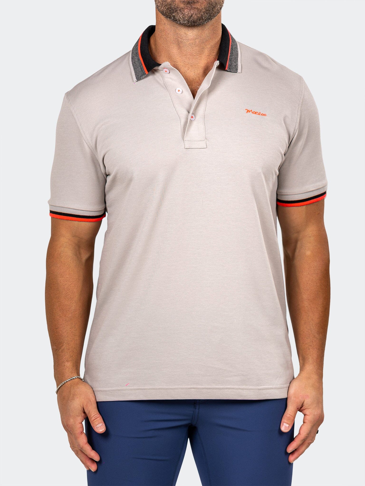 TipPatch Grey Polo