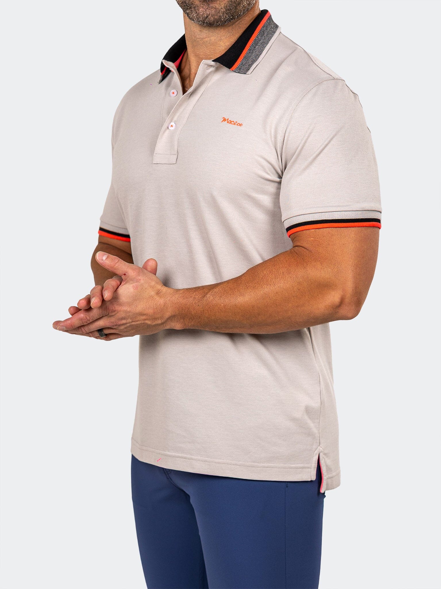 TipPatch Grey Polo