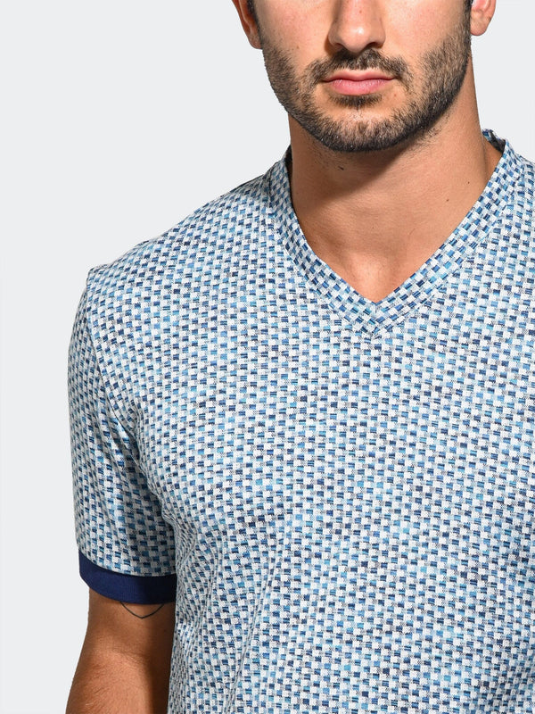V-Neck VivaldiCubic Blue