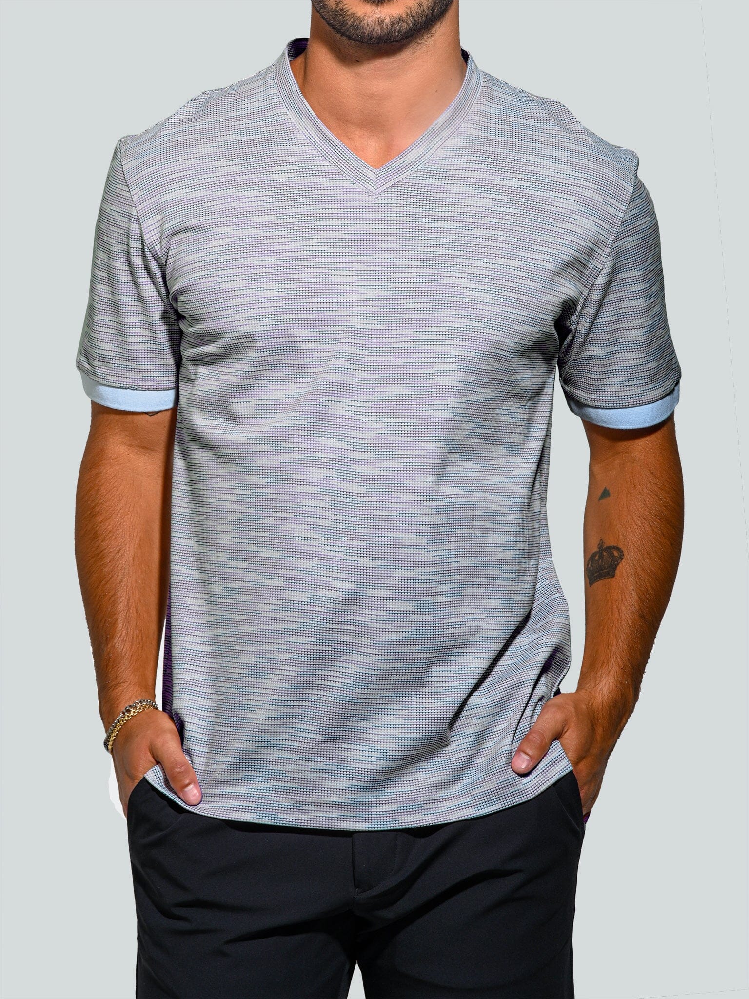 V-Neck VivaldiMirage Pink