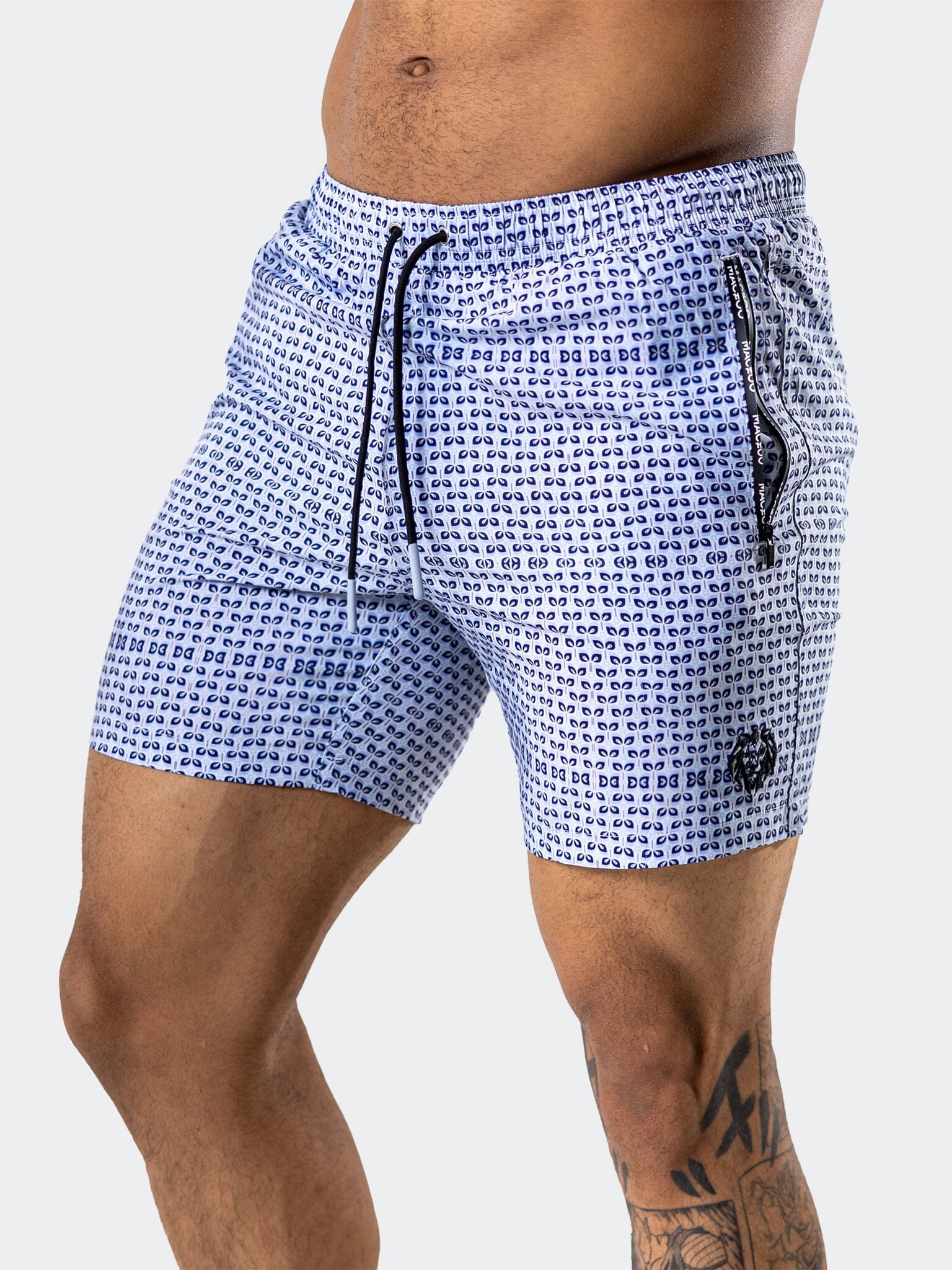 Lion Resistance Blue Swim Shorts