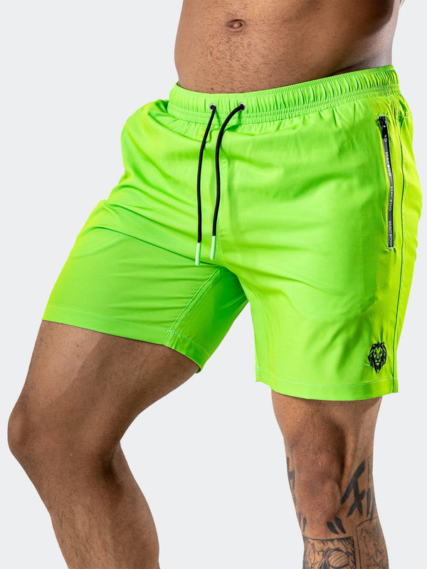 Swim LionSolidNeon Green
