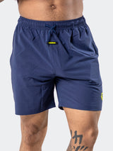 Shorts AthleticNavy Blue View-3