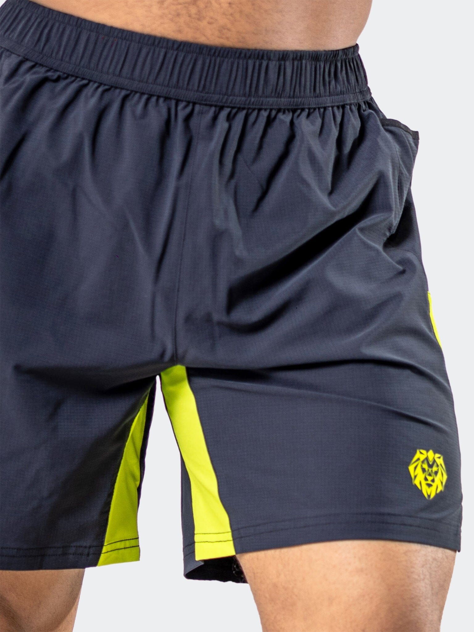 Athletic Neon Black Shorts