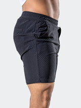 Shorts Soot Black View-3