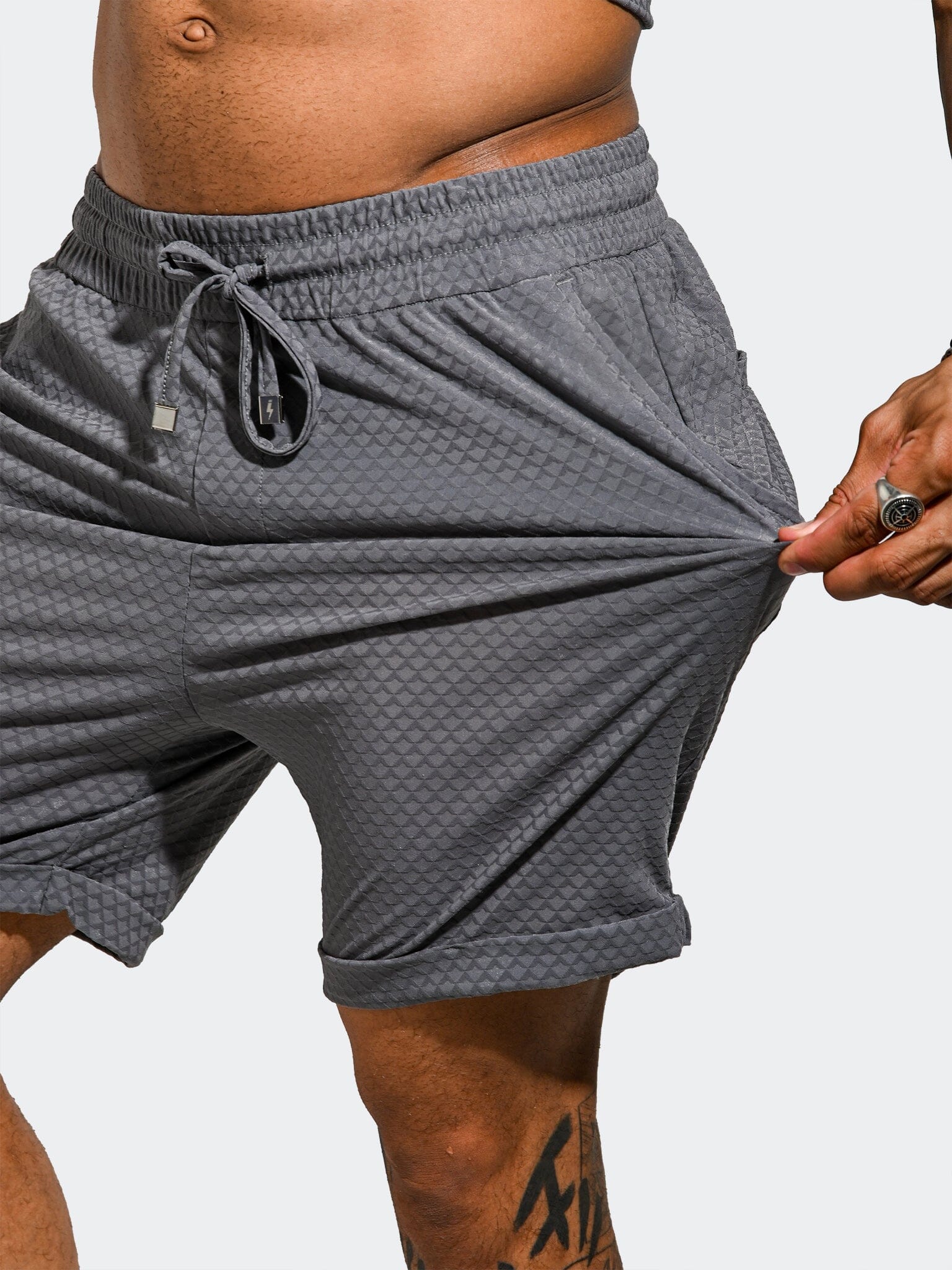 Athletic Gainsboro Grey Shorts