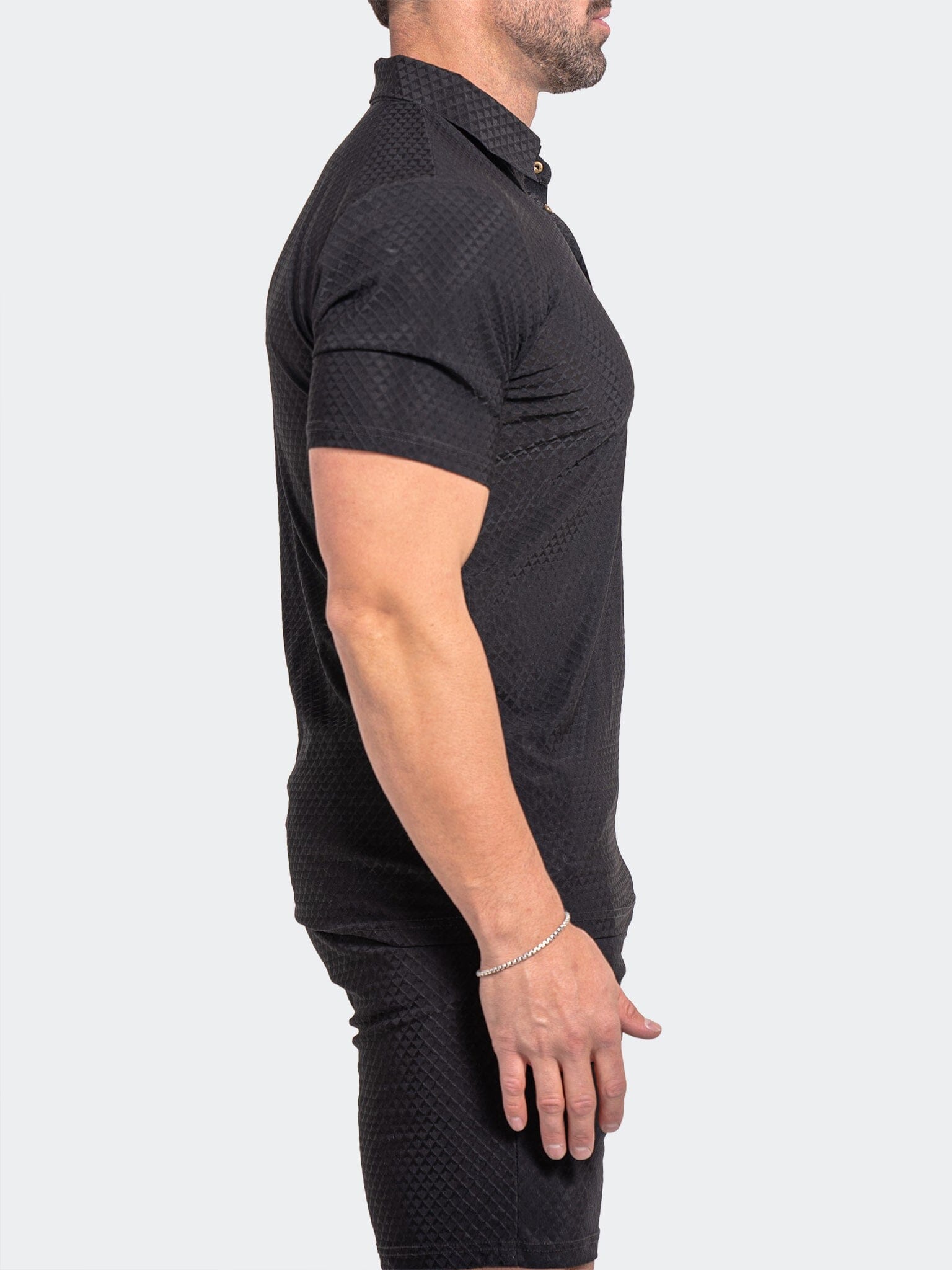 Athletic Soot Black Polo