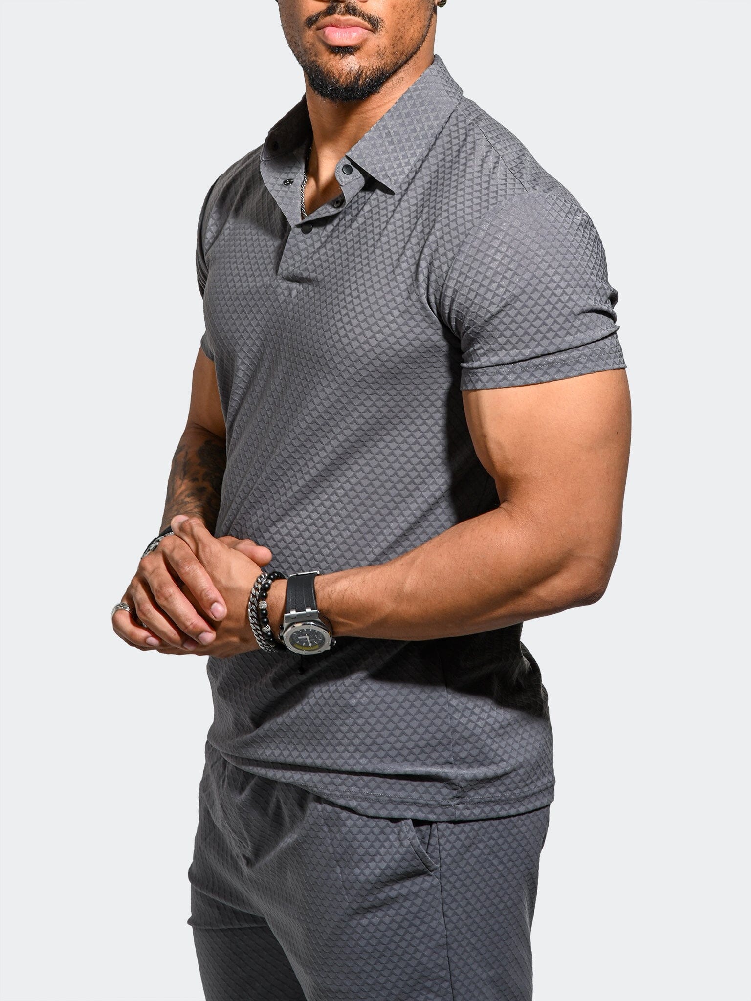 Athletic Gainsboro Grey Polo