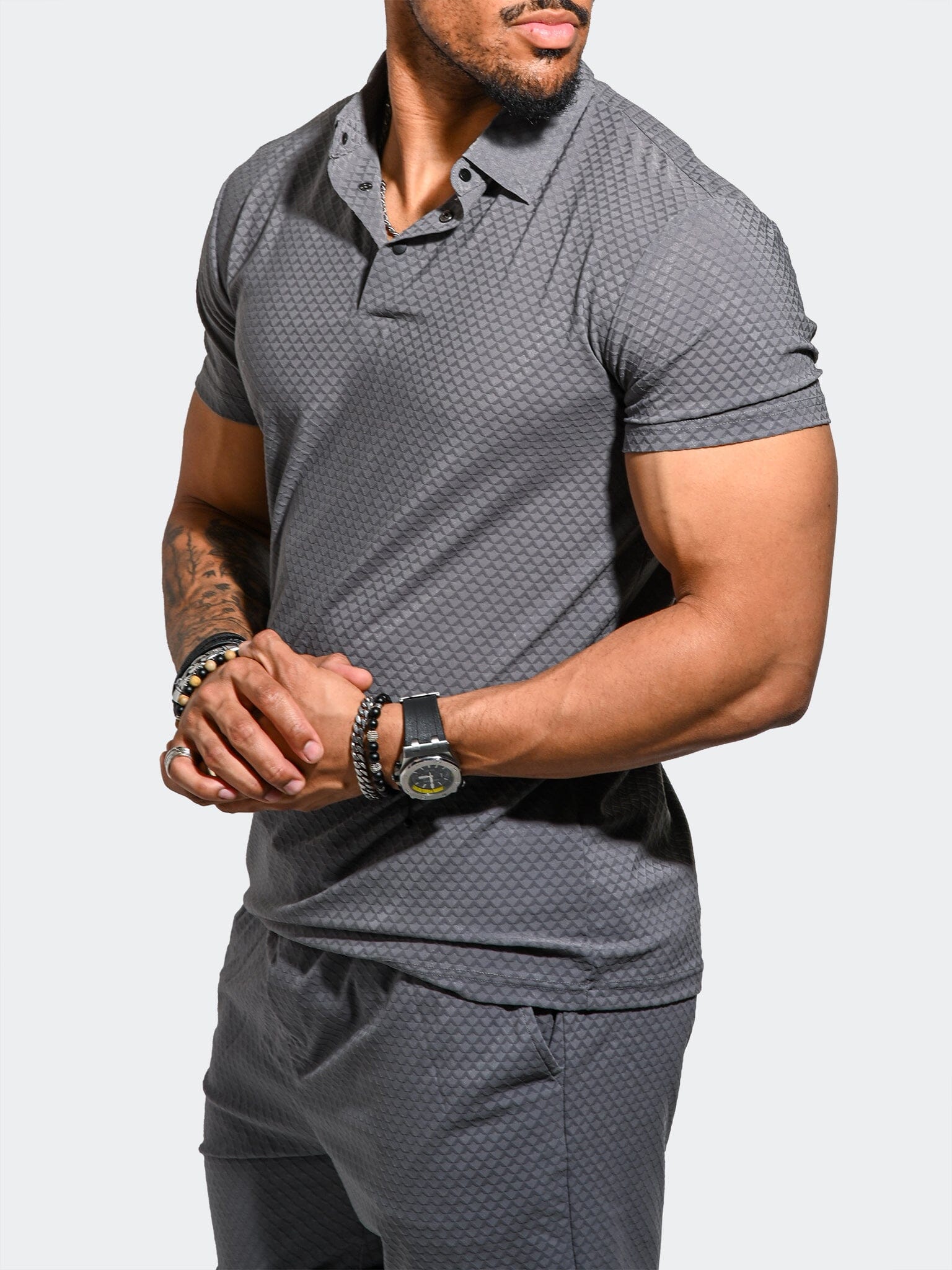 Athletic Gainsboro Grey Polo