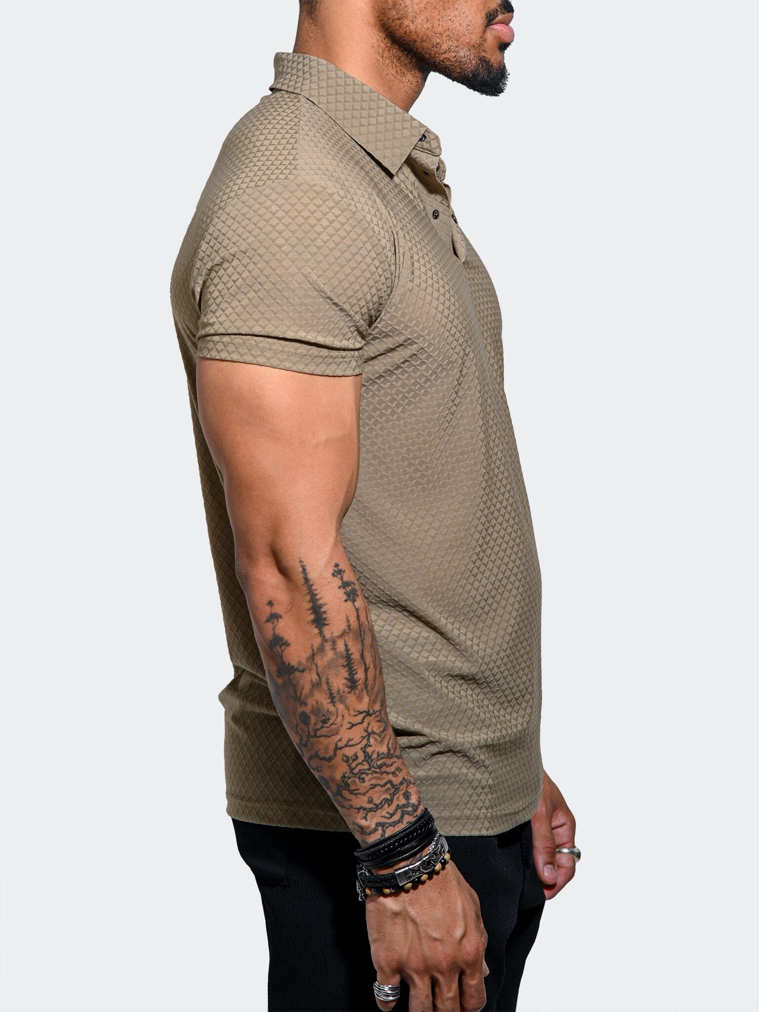 Athletic Pine Brown Polo