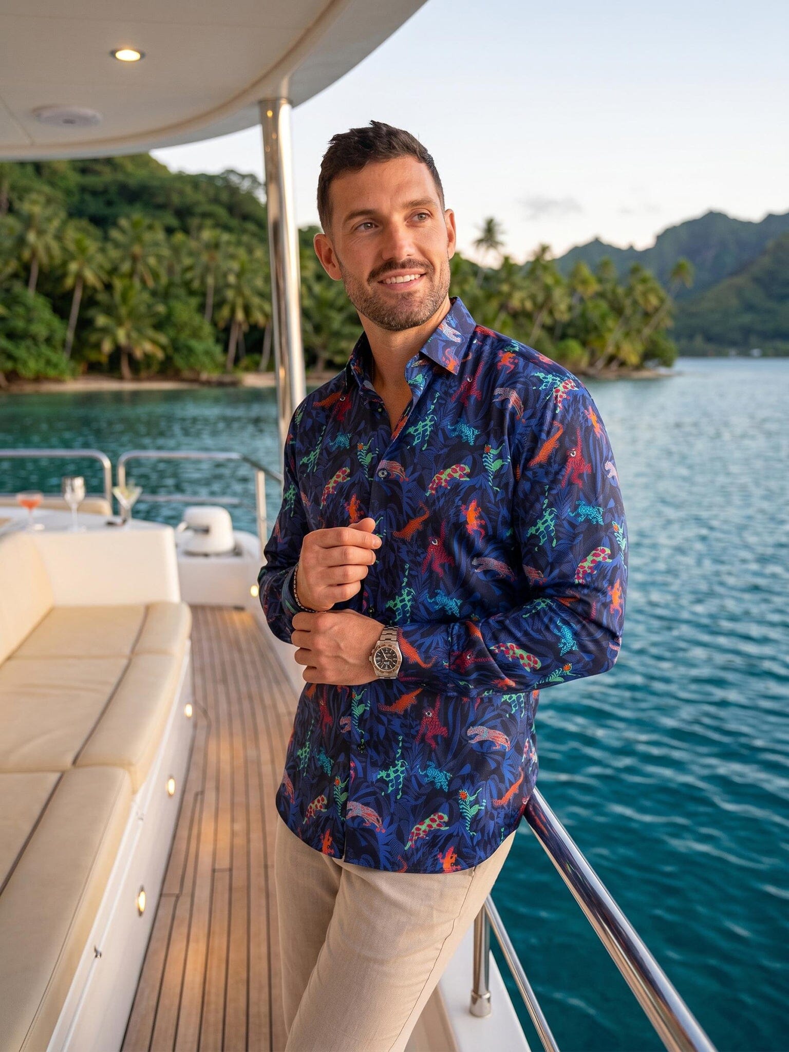 Fibonacci Tropical Fauna Shirt