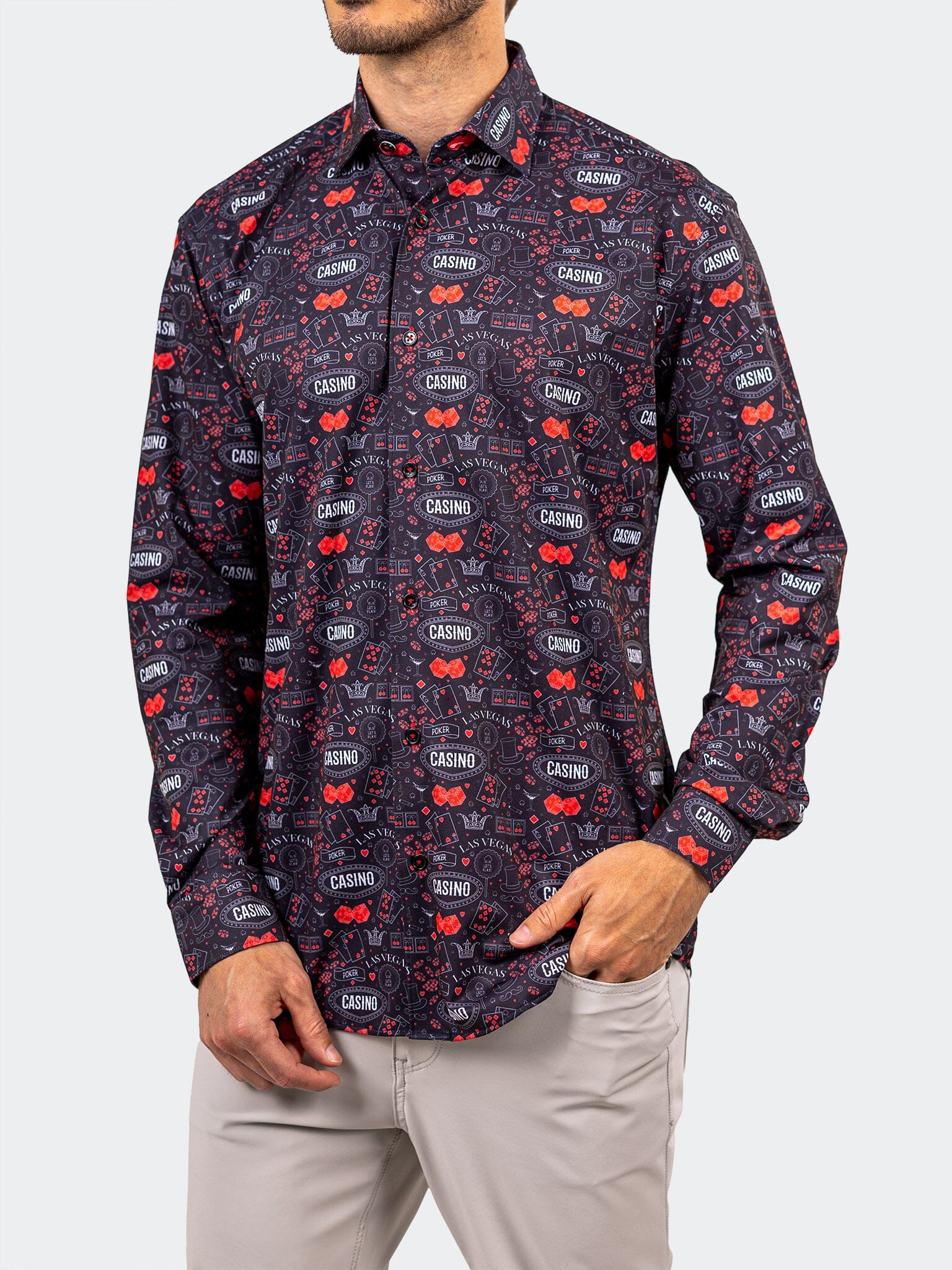 Fibonacci Stretch Casino Shirt