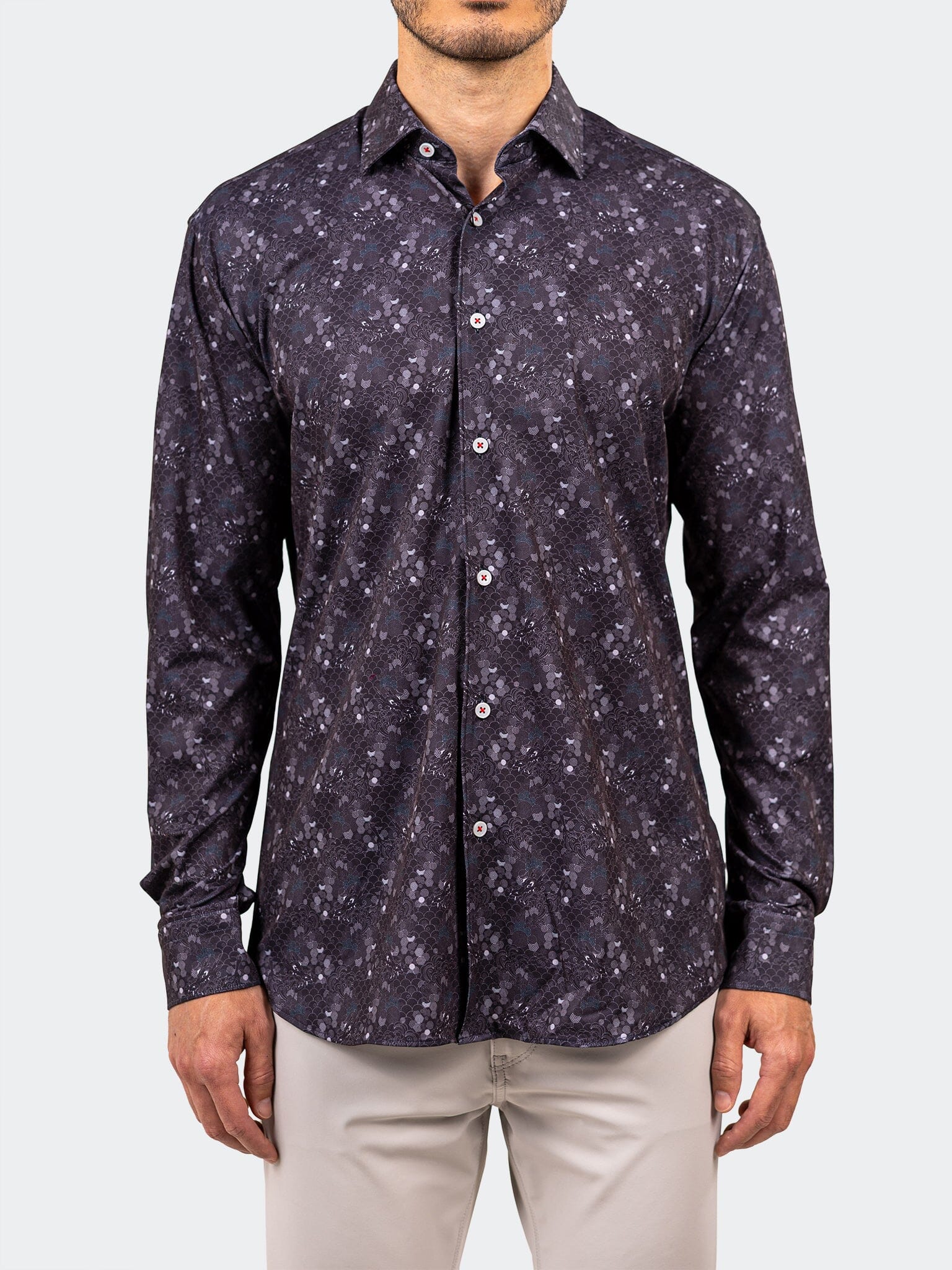 Fibonacci Stretch Dark Shirt