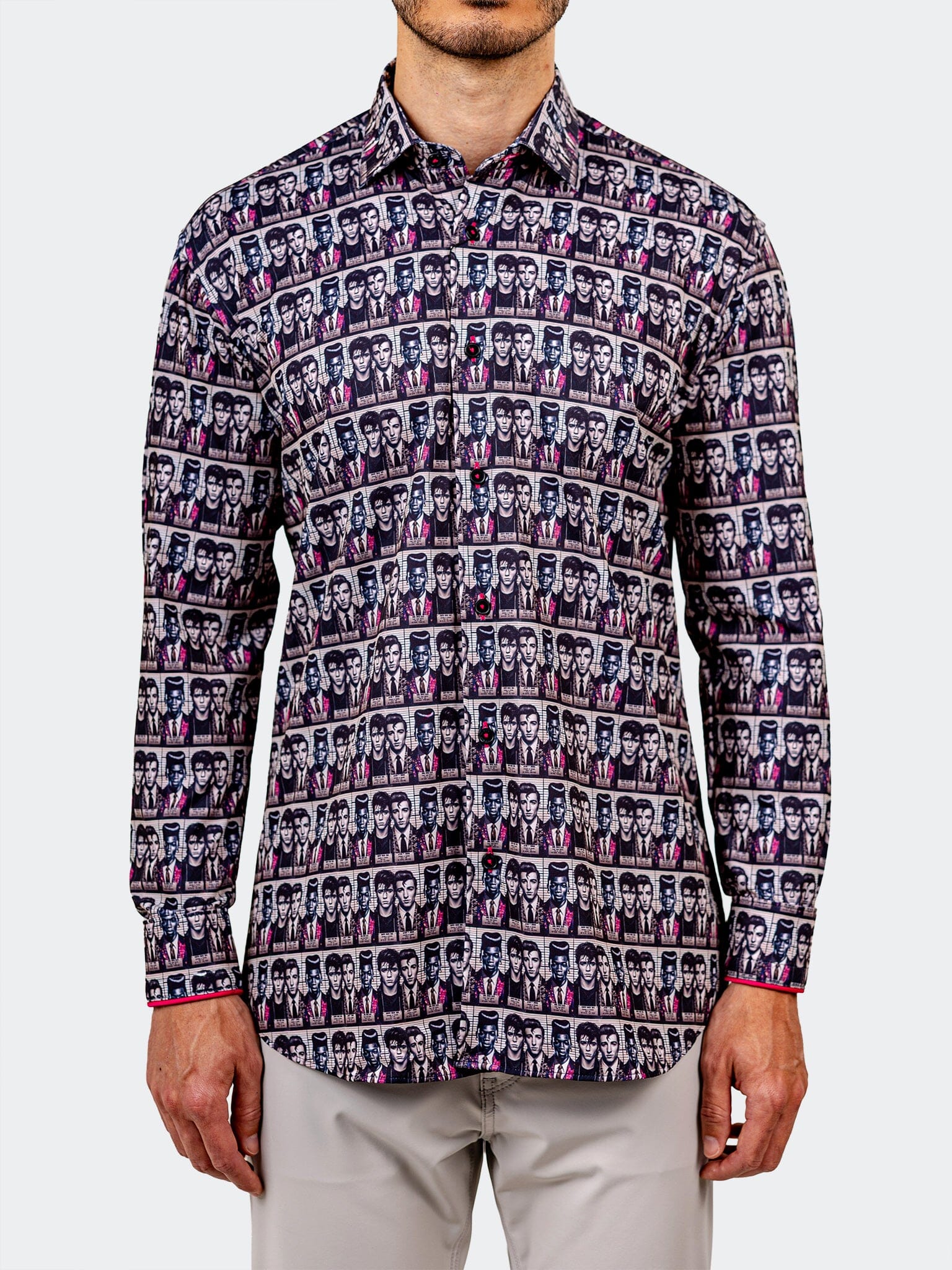 Fibonacci Stretch Black Shirt
