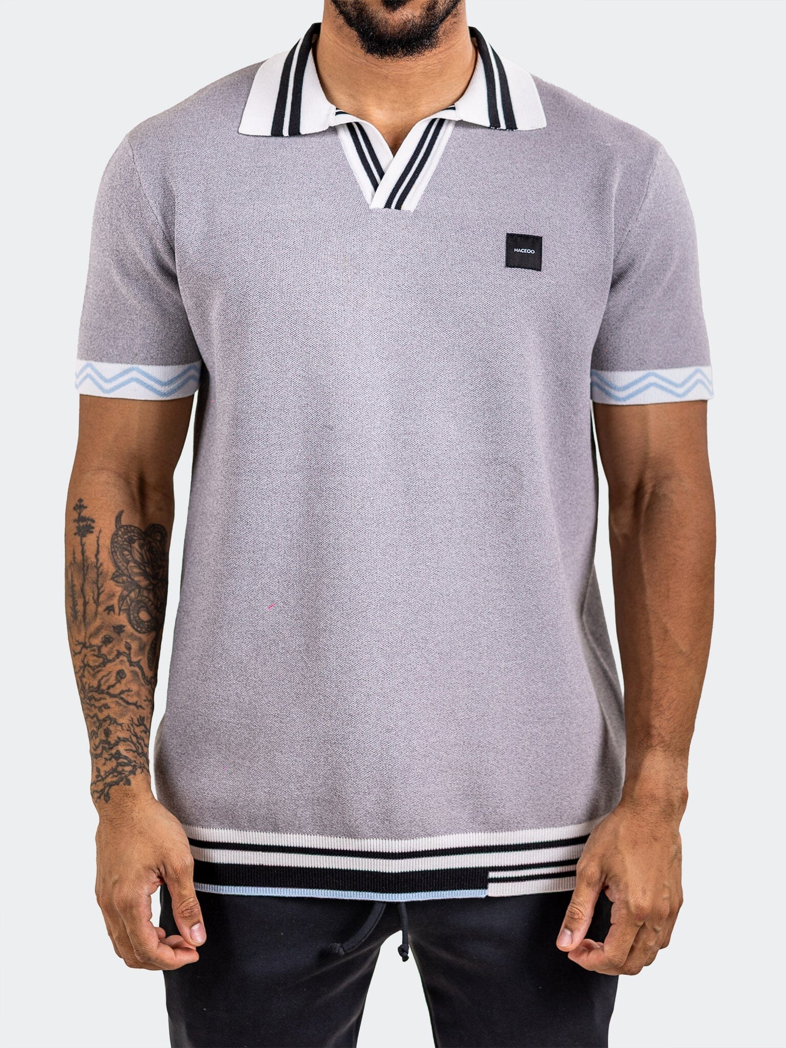 Polo Knit Ascension0085 Grey